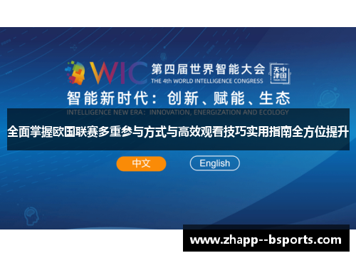 全面掌握欧国联赛多重参与方式与高效观看技巧实用指南全方位提升
